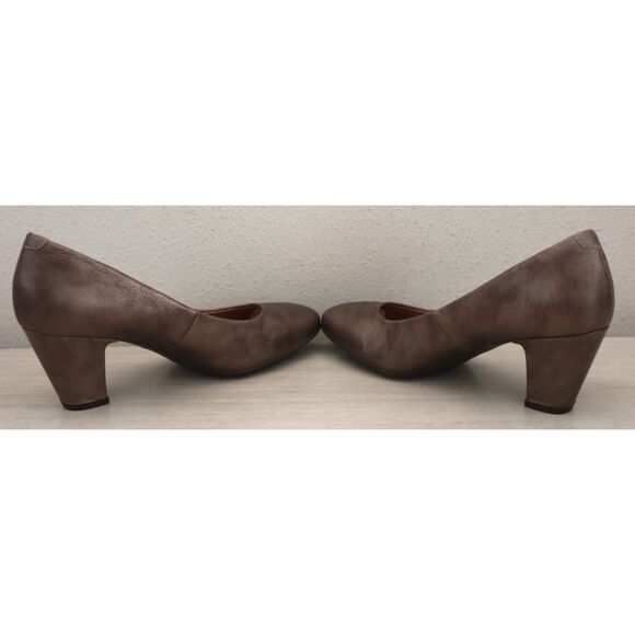 Sofft SF0072900 Women's Sz 8M Bronze Metallic Leather Lana Signature Pumps - Picture 11 of 14